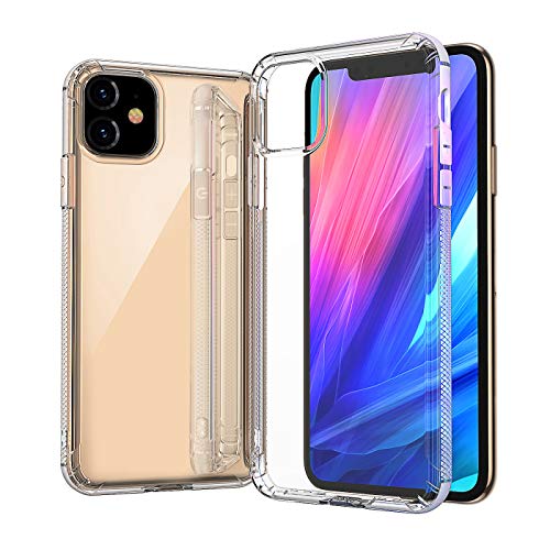 Product Cover  Ultra Hybrid Designed Reliable Grip Prevent Slipping Compatible with iPhone 11 Case, Shockproof Clear Case Soft TPU Bumper Cover Case for iPhone 11 6.1 inch.