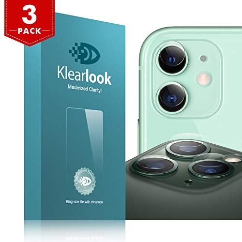 Product Cover 11/11 Pro/11 Pro Max Camera Lens Protector Klearlook Ultra HD/Thin Tempered Glass Back Camera Lens Cover Full Transparent/Anti-Scratch Compatible with iPhone 11,11 Pro,11 Pro Max 2019