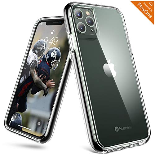 Product Cover Humixx Stronghold Series Clear iPhone 11 Pro Case [10FT Military Grade Drop Tested] [Protected by PloyOne] Shockproof Case Cover with Non-Newtonian Soft Bumper Designed for iPhone 11 Pro