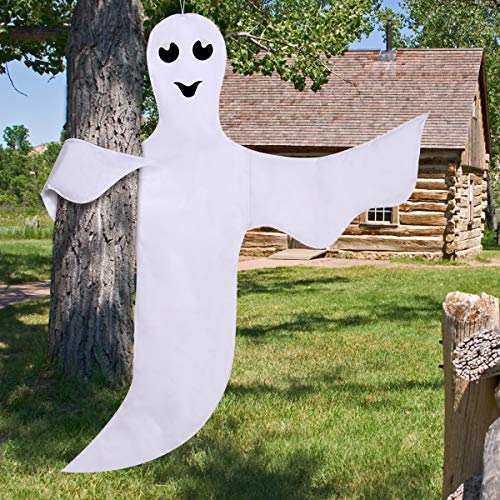 Product Cover Moyeenee Halloween Decorations Peek A Boo Ghost - 5 x 1 x 40 Inches-Halloween Outdoor Yard Decorations