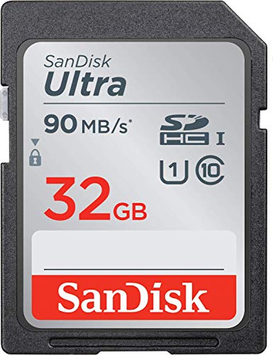 Product Cover SanDisk 32GB Ultra SDHC UHS-I Memory Card - 90MB/s, C10, U1, Full HD, SD Card - SDSDUNR-032G-GN6IN