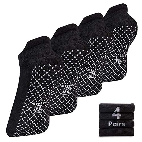 Product Cover unenow Unisex Non Slip Grip Socks with Cushion for Yoga, Pilates, Barre, Home & Hospital