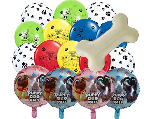 Product Cover Party Balloons, 30PCS 12 Inch Puppy Dog Balloons, Colorful Thickened Latex Foil Balloon Set, Perfect Decoration for Party, Birthday, Ceremony, Christmas