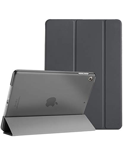 Product Cover ProCase iPad 10.2 Case 2019 iPad 7th Generation Case, Slim Stand Hard Back Shell Protective Smart Cover Case for iPad 7th Gen 10.2 Inch 2019 (A2197 A2198 A2200) -Grey