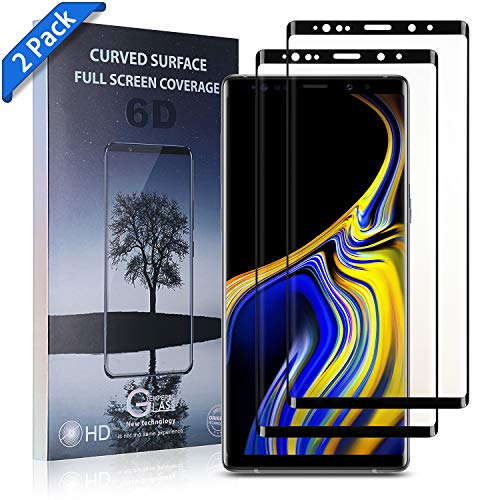 Product Cover Xawy [2-Pack] for Galaxy Note 9 Screen Protector Tempered Glass,[Anti-Fingerprint][No-Bubble][Scratch-Resistant] Glass Screen Protector for Samsung Galaxy Note 9