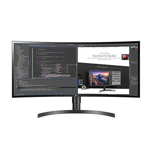 Product Cover LG 34WN80C-B 34 inch 21:9 Curved UltraWide WQHD IPS Monitor with USB Type-C Connectivity sRGB 99% Color Gamut and HDR10 Compatibility, Black (2019)