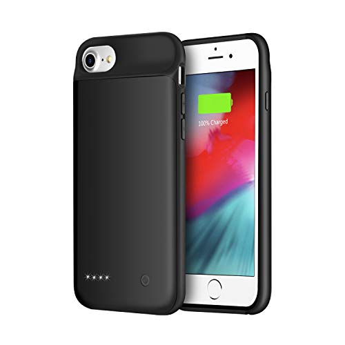 Product Cover Wixann Battery case for iPhone 8/7/6/6s, 3000mAh Slim Portable Charger Case Protective Rechargeable Battery Pack Charging Case for iPhone 8/7/6/6s
