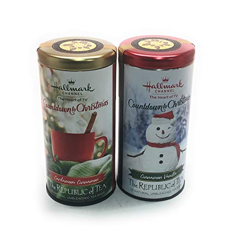Product Cover Republic of Tea Hallmark Channel Countdown to Christmas Tea Cardamom Cinnamon and Cinnamon Vanilla