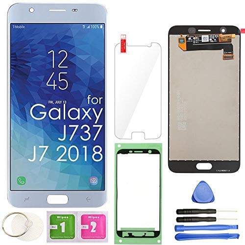 Product Cover LCD Screen Replacement Touch Display Digitizer Assembly (Blue) for Samsung Galaxy J7 2018 J737 SM-J737 J737A / J7 Refine J737P / J7 Crown S767VL /J7 Aero/ J7 V J737V / J7 Star J737T