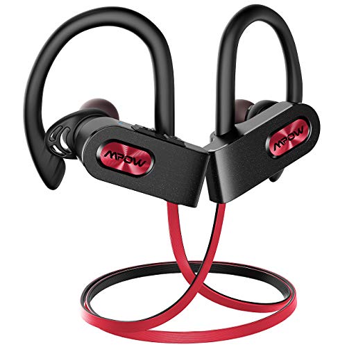 Product Cover Mpow FLAME2 Bluetooth Headphones Sport, 12Hrs & Bluetooth 5.0 Wireless Sport Earphones, IPX7 Waterproof Running Headphones W/CVC 6.0 Noise Cancelling Mic, Bluetooth Earphones w/Comfort-Slanting, Red