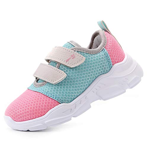 Product Cover EIGHT KM Boys and Girls Toddler/Little/Big Kids Lightweight Breathable Colorful Velcro Sneakers School Shoes 2019 Thanksgiving