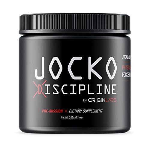 Product Cover Jocko Discipline by Origin Labs - All-Natural Pre-Mission Dietary Supplement- Pre-Workout Powder - Workout Supplements - Jocko POM'R - Net Wt. 202g (7.1oz)