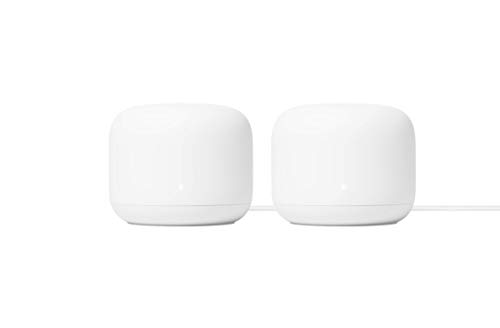 Product Cover Google Nest WiFi Router 2 Pack (2nd Generation) - 4x4 AC2200 Mesh Wi-Fi Routers with 4400 sq ft Coverage