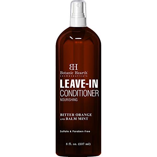 Product Cover Botanic Hearth Leave In Conditioner Spray - Hair Treatment Product Strengthens Dry, Damaged, Chemically Treated Hair - Adds Volume and Manageability - Leaves Hair Soft and Smooth - 8 fl oz