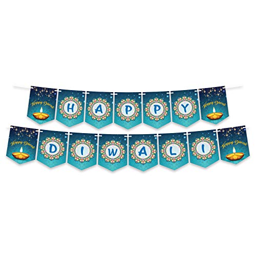 Product Cover Happy Diwali Banner Decoration, Party Decoration, Bunting Banner
