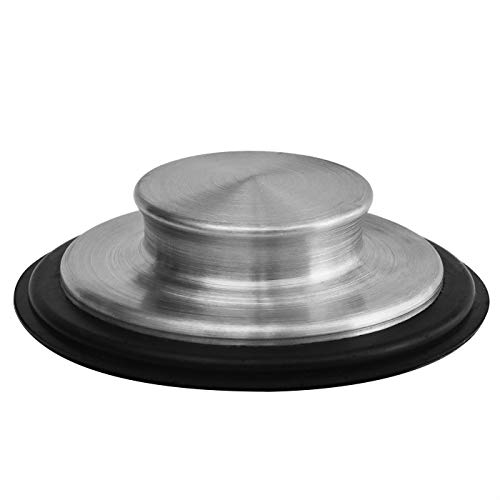 Product Cover 3 3/8 inch (8.57Cm) - Kitchen Sink Stopper Stainless Steel Garbage Disposal Plug Fits Standard Kitchen Drain size of 3 ½ Inch (3.5 Inch) Diameter