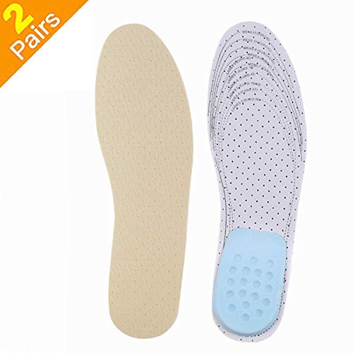 Product Cover Amitataha air-pillo Insoles Super-Soft and Breathable Shoe Inserts and Stopping Sweaty with Two Layers of Foam That Fit in Any Shoes (One Size for Both Men's 7-13 & Women's 5-10) -(2 Pairs)