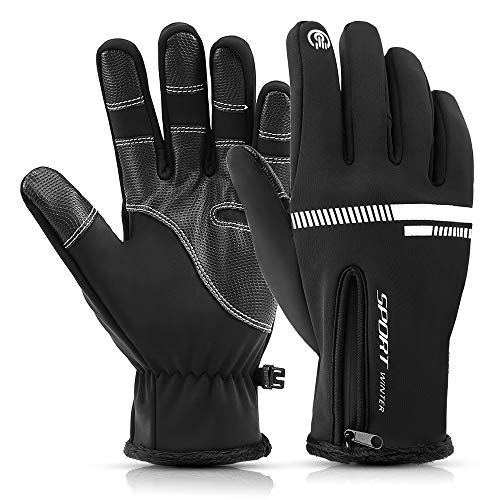 Product Cover Lixada Winter Thermal Gloves Touch Screen Glove Water Resistant Windproof Warm for Hiking Driving Cycling Running Skiing Climbing