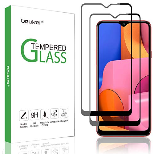 Product Cover (2-Pack) Beukei for Samsung (Galaxy A20S) Screen Protector Tempered Glass,Full Screen Coverage, Anti Scratch, Bubble Free(Not Fit for Galaxy A20 /Galaxy A20E)