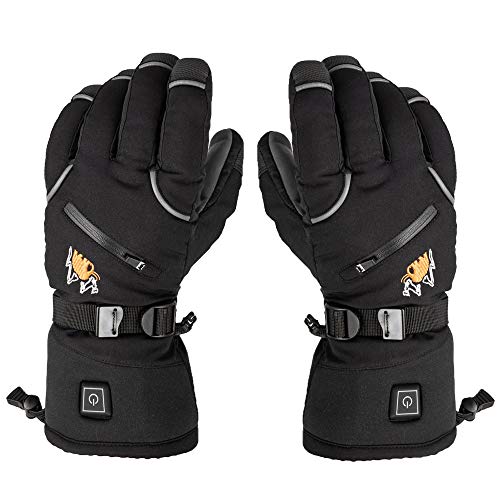 Product Cover American Mammoth Heated Gloves for Men & Women - Electric Heated Warm Ski Hiking Cycling Motorcycle Winter Mountaineering Outdoor Hunting Gloves | Raynaud & Arthritis Relief | Works Up to 6 Hours
