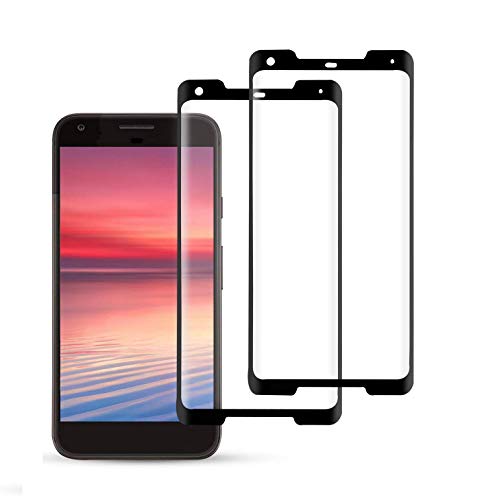 Product Cover [2-Pack] MSLAN Screen Protector for Google Pixel 2XL,[Anti-Fingerprint][No-Bubble][Scratch-Resistant] Tempered Glass for Google Pixel 2XL