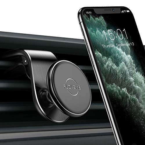 Product Cover Magnetic Car Phone Mount-FLOVEME Upgraded L Type Clip Air Vent Cell Phone Holder-for Car N52 Magnet 360 Degree GPS Holder Mount for iPhone 11 Pro Max XR XS X 8 7 Plus Samsung Galaxy Note 10 S9 S8