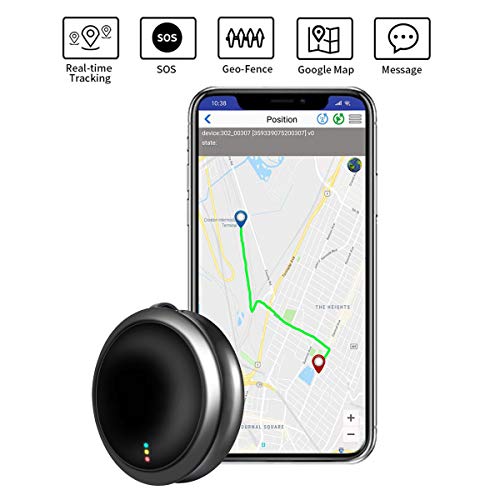 Product Cover GPS Tracker SIKVIO Car GPS Tracker Mini Portable Real-time Tracking Device with SOS Locator Hidden Track Waterproof Finder for Vehicle Kids Cat Dog Key Motorcycles Bike (Sim Not Included)