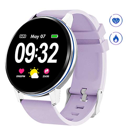 Product Cover GOKOO Smart Watch for Women with Heart Rate Blood Pressure Sleep Monitor Waterproof Remote Camera Music Control Calorie Step Activity Tracker Reminder