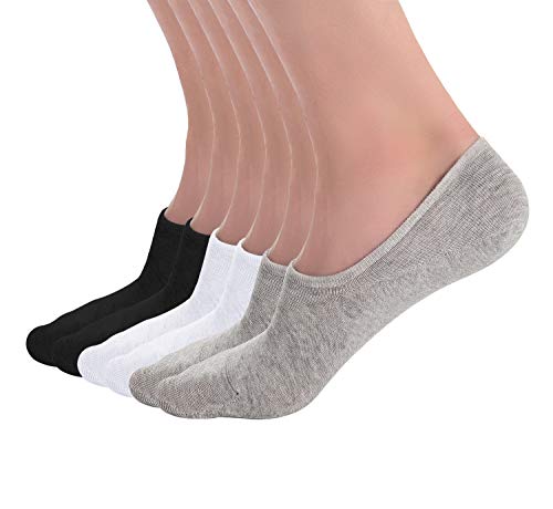 Product Cover ROSEHONEY Womens No Show Socks Low Cut Liner Cotton Non Slip Thin Casual Invisible Socks