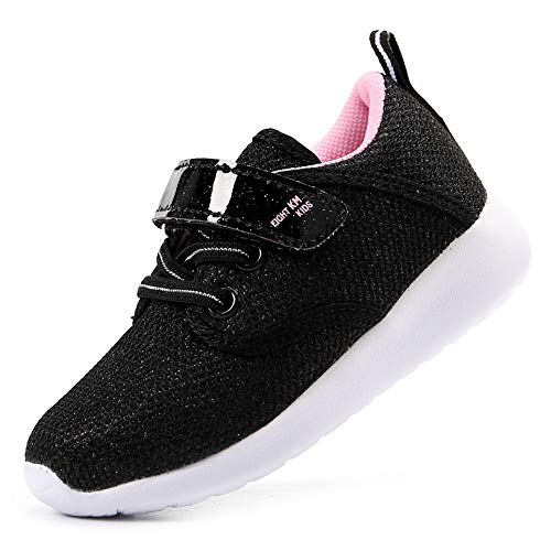 Product Cover EIGHT KM Boys and Girls Toddler Kids Lightweight Breathable Woven Fabric Velcro Sneakers School Shoes 2019 Thanksgiving