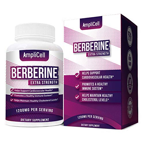 Product Cover Maximum Strength Berberine Plus, 1200mg Per Serving, Powerfully Supports Glucose Metabolism, Immune System, Cardiovascular & Gastrointestinal Function, Non-GMO Made in USA