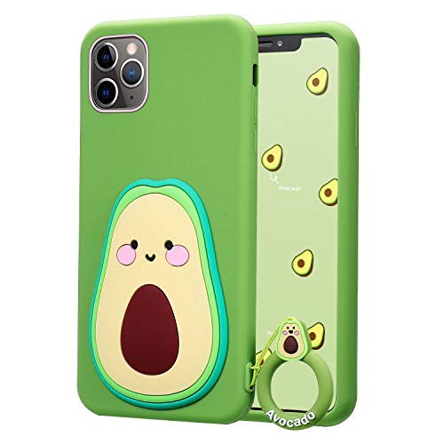 Product Cover Coralogo for iPhone 11 Case,3D Cute Cartoon Fun Funny Soft Silicone Character Shockproof Kawaii Fashion Fruit Food Stylish Design Designer Skin Cover Cases for Girls Teens Kids iPhone 11 6.1