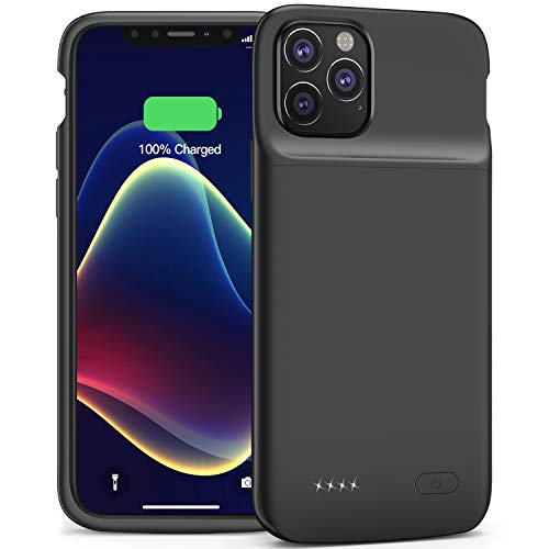 Product Cover Battery Case for iPhone 11 Pro, Smiphee iPhone 11 Pro Battery Case, 4800mAh Portable Protective Charging Case Extended Rechargeable Charger Case Smiphee (Black)