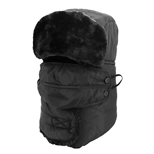 Product Cover Winter Warm Trooper Trapper Hat Waterproof with Face Mask & Ear Flaps Unisex