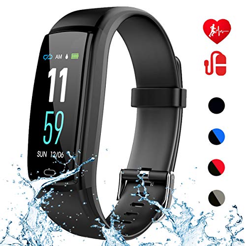 Product Cover Mgaolo Fitness Tracker with Blood Pressure Heart Rate Sleep Monitor,IP68 Waterproof Activity Tracker Smart Watch with Pedometer Calorie Step Counter Compatible with iPhone and Android Fitbit Phones