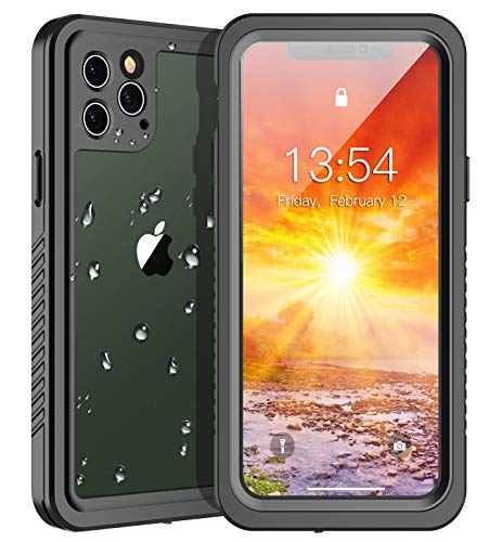 Product Cover TESTGO iPhone 11 Pro Max Waterproof Case, iPhone 11 Pro Max Case Full Body Protective Built in Screen Protector Waterproof Dustproof Snowproof Sandproof Case for iPhone 11 Pro Max (6.5inch)