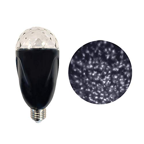 Product Cover NOMA Kaleidoscope LED Light Bulb | Rotating Projector Light | Christmas Light Display | E26 | White