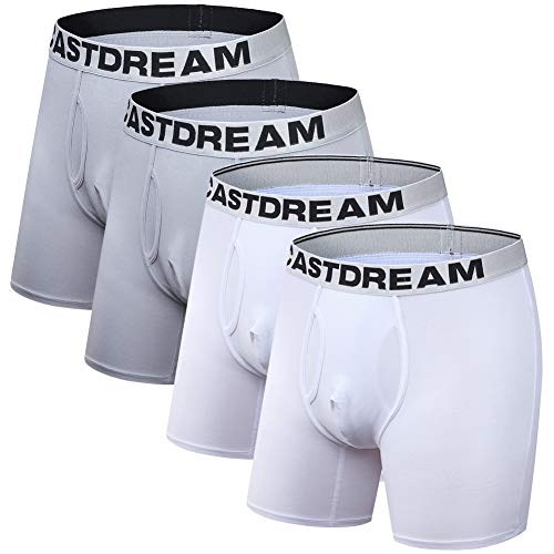 Product Cover SEVENSPORT Mens Underwear Boxer Briefs Open Fly Pouch 3 or 4 Pack