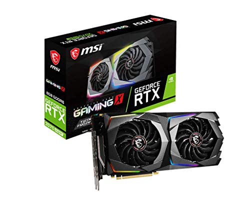 Product Cover MSI Gaming GeForce RTX 2070 Super 8GB GDRR6 256-Bit HDMI/DP Nvlink Twin-Frozr Turing Architecture Overclocked Graphics Card (RTX 2070 Super Gaming X)