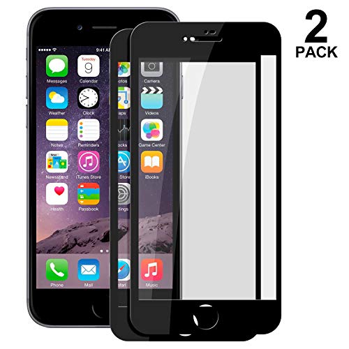 Product Cover 2 Pack LETANG HD iPhone 7 Plus iPhone 8 Plus Screen Protector,[Easy Install] 3D Curved Anti-Bubble Ultra HD Tempered Glass Case Friendly Screen Protector for Apple iPhone 7 Plus iPhone 8 Plus