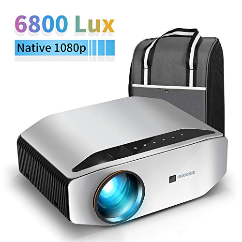 Product Cover Native 1080p Projector - GooDee YG620 Newest LED Video Projector/ 6000Lux/ 300