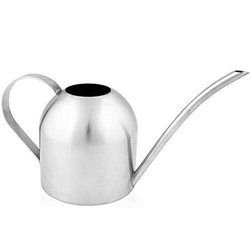 Product Cover Homarden 27oz Metal Indoor Outdoor Plant Watering Can for House Plants (Stainless Steel)