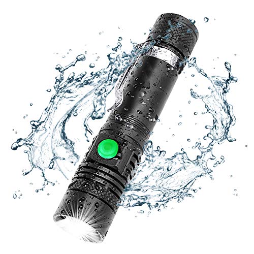 Product Cover iToncs Rechargeable Flashlight, 1200 Lumens,Portable Ultra Brightest Handheld Led Flashlights (batteries included), High Lumen Light, 4Modes, Waterproof, Zoomable, for Emergency, Indoor Outdoor Use