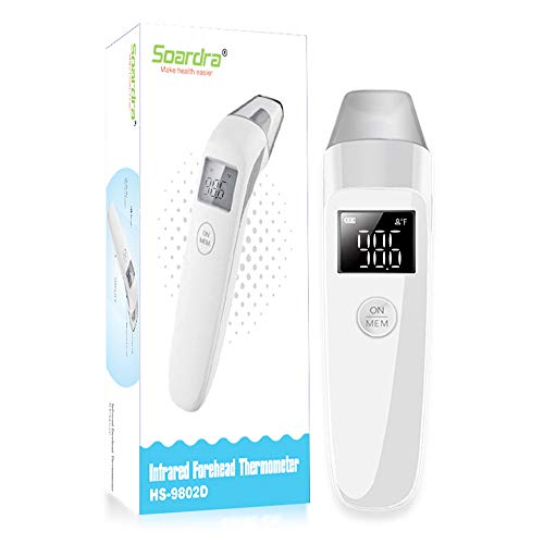 Product Cover NaoHiRo Forehead Thermometer for Baby, Professional Digital Medical Temporal Thermometer with Fever Alarm and Memory Function, Instant Baby Thermometer Accurate Reading for Baby Kids and Adults