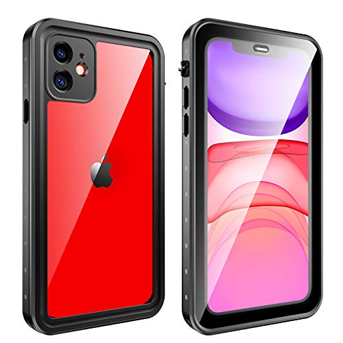 Product Cover itayak iPhone 11 Waterproof Case, Shockproof Dustproof Dirtproof Full Body Case Built in Screen Protector for iPhone 11 (6.1inch)