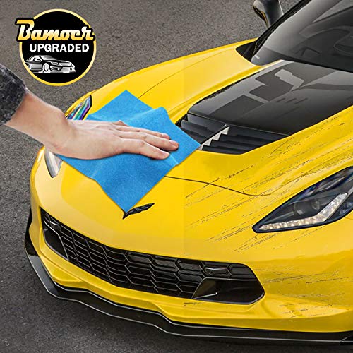 Product Cover Bamoer [Upgraded] Scratch Remover Cloth,Multipurpose Car Paint Scratch Repair Cloth,Car Scratch Removal Cloth,Magic Paint Scratch Remover for Surface Repair,Scuffs Remover,and Strong Decontamin