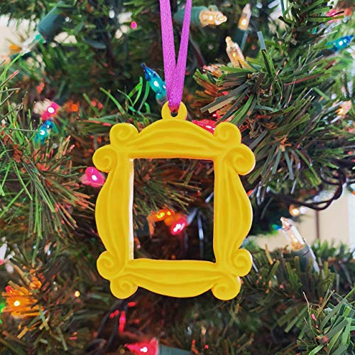 Product Cover Friends TV Show Merchandise/Friends Frame Christmas Ornament/Monica Peephole Frame/Yellow Friends Frame/TV Show Gift