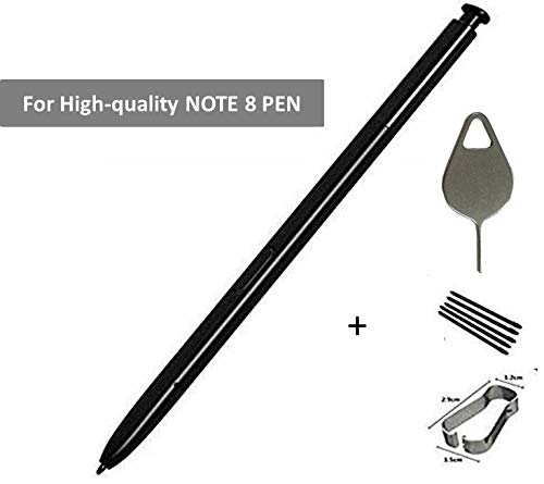Product Cover Galaxy Note 8 Pen Replacement Stylus Touch S Pen Galaxy Note 8 Note8 N950 Stylus Touch S Pen +Tips/Nibs+Eject Pin Black