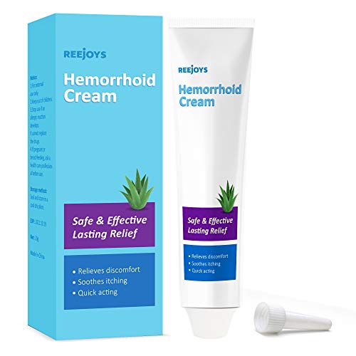 Product Cover Reejoys Hemorrhoid & Fissure Cream, Hemorrhoid & Fissure Ointment, Hemorrhoid Treatment, Fast Relief Hemorrhoid Cream Healing Formula, Hemorrhoid Symptom Ointment