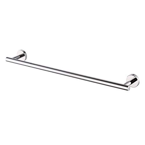 Product Cover KES 24 Inches Towel Bar for Bathroom Kitchen Hand Towel Holder Dish Cloths Hanger SUS304 Stainless Steel RUSTPROOF Wall Mount No Drill Polished Steel, A2000S60DG